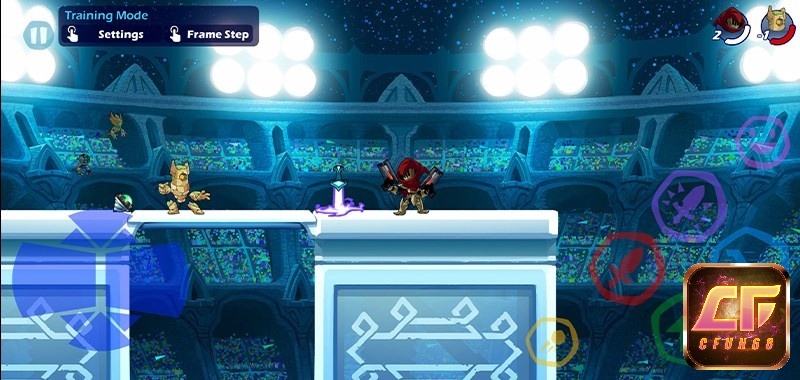 Các vật phẩm hỗ trợ của Brawlhalla cũng khá đa dạng