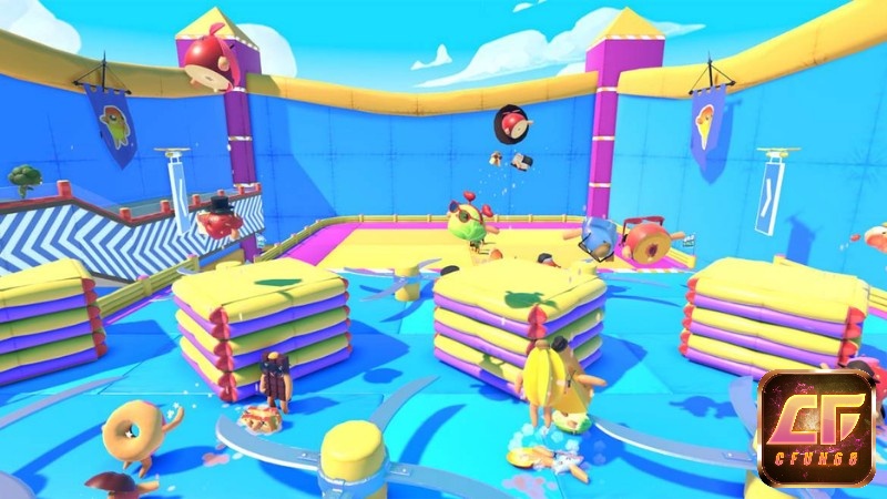 Game Bro Falls được thiết kế với không gian 3 chiều vui nhộn và đẹp mắt