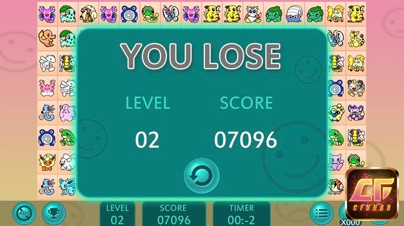 Độ khó của game tăng dần, người chơi cần nhanh tay lẹ mắt để giành được điểm cao