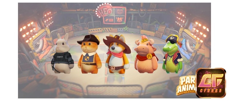 Game Party Animal có nhiều phụ kiện khác nhau tạo nên sự cá tính của riêng bạn