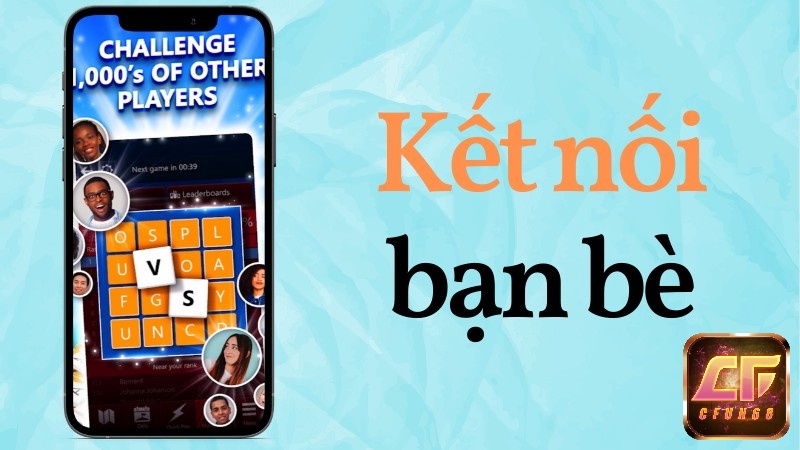 Cùng game Wordament® kết nối với bạn bè khắp bốn phương