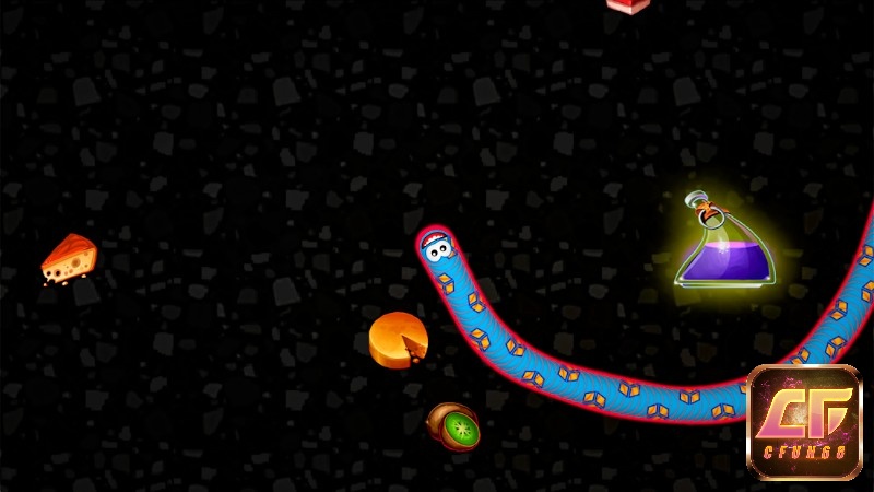 Game WormsZone.io có đồ họa 3D đơn giản và đẹp mắt