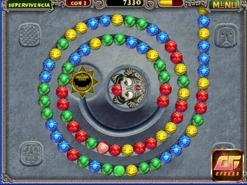 Hình ảnh tổng quan về Game Zuma Deluxe