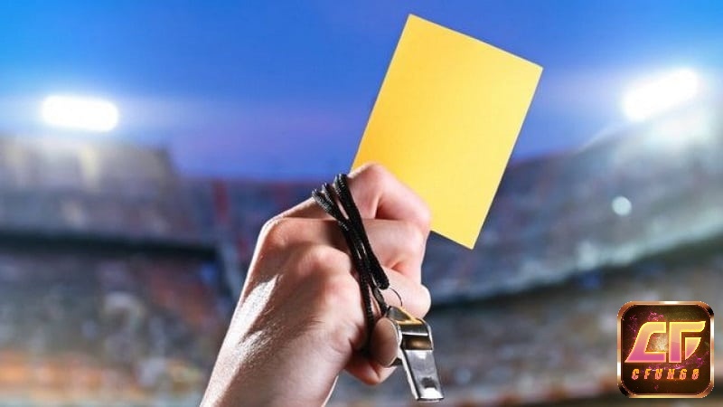 Các loại kèo thẻ phạt khi đặt cược cả đội bóng đá