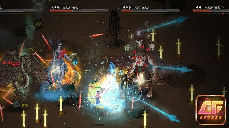 Đồ họa game Tales of Immortal theo phong cách 2D mang phong cách cổ trang thời xưa Trung Quốc