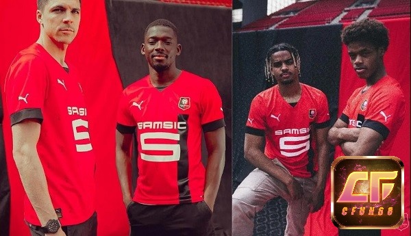 Áo đấu của Rennes lấy màu đỏ làm chủ đạo