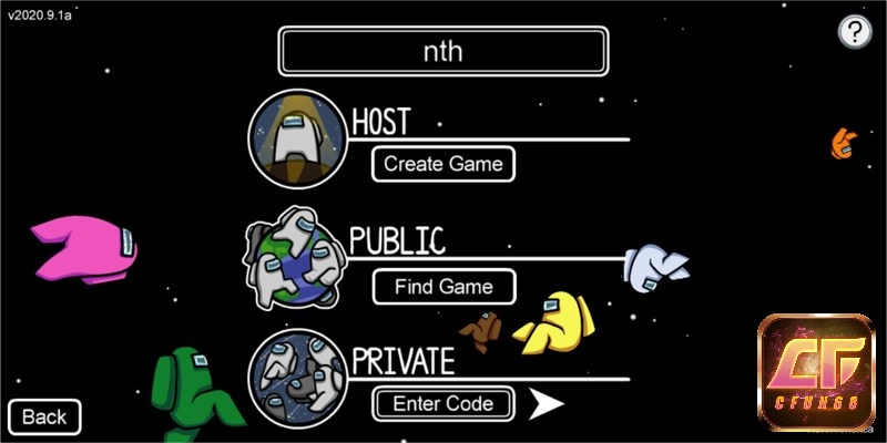 Bạn có thể tùy chọn việc tạo phòng chơi trong game