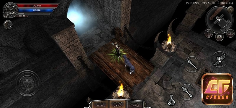 Lần lượt bước qua từng thử thách trong game