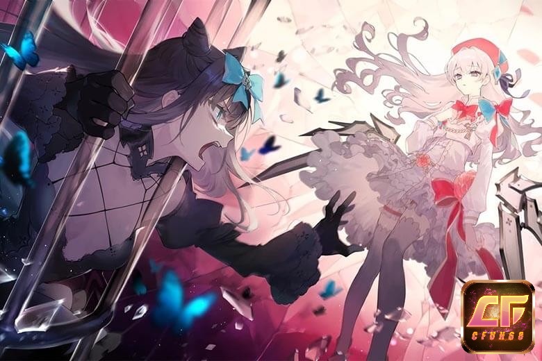 Đồ họa tươi sáng của game Arcaea
