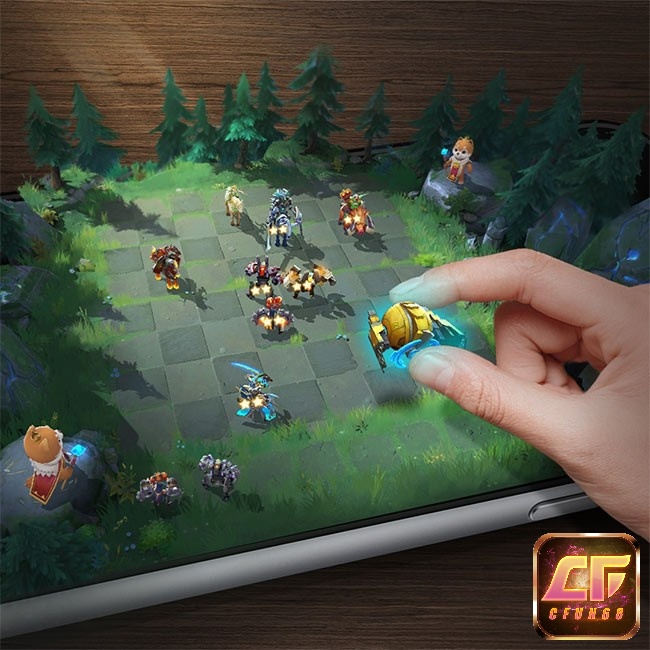 Cờ nhân - Game Chess phẩm bao gồm các trận dấu diễn ra trên một bàn cờ