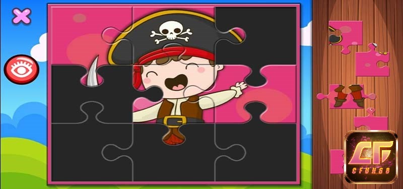 Bé thử sự khéo léo và tinh mắt thông qua Jigsaw Puzzles
