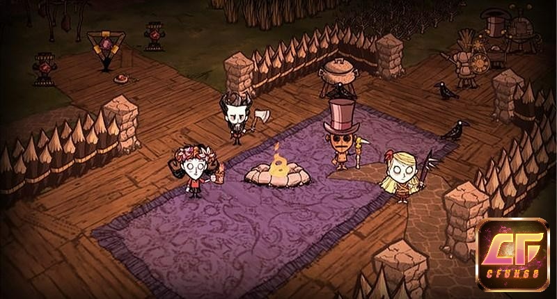Bạn sẽ có thể rủ bạn bè cùng tham gia vào game Don't Starve Together
