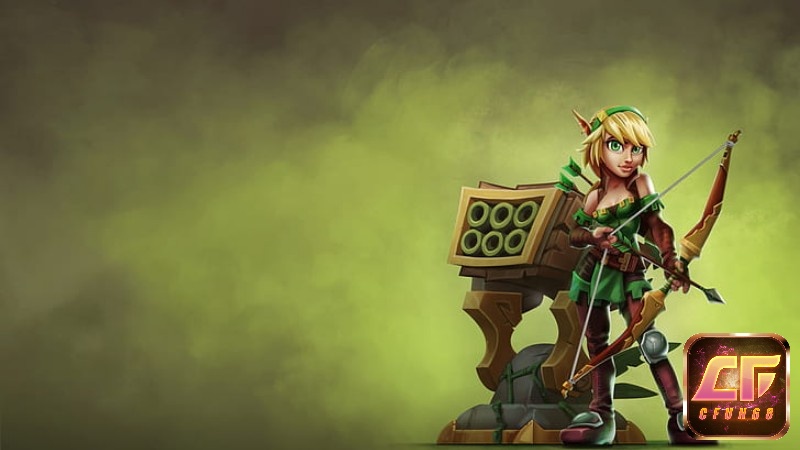 Class Huntress có khả năng sử dụng cung tầm xa đỉnh cao