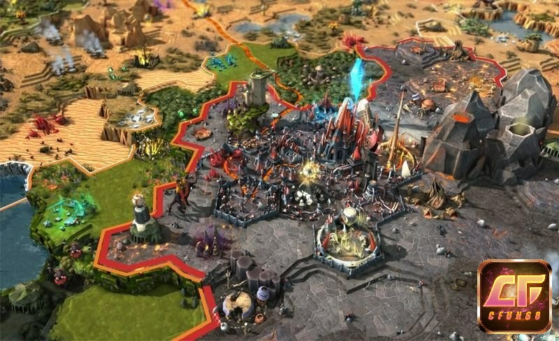 Hệ thống giao diện của game Endless Legend đậm phong cách Amplitude Studio