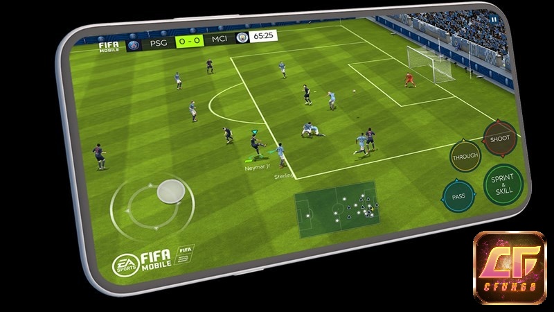 Các cầu thủ trong FIFA Football có thể điều khiển rất dễ dàng