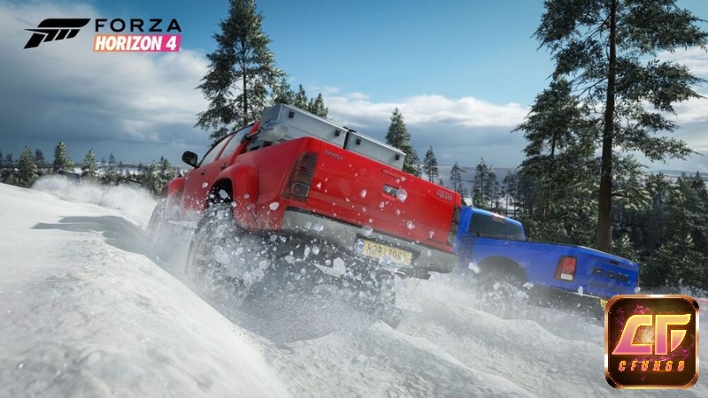 Đường đua của Forza Horizon 4 vô cùng khốc liệt