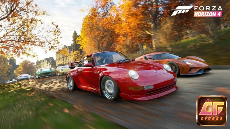 Ngoại cảnh trong game Forza Horizon 4 vô cùng đẹp mắt