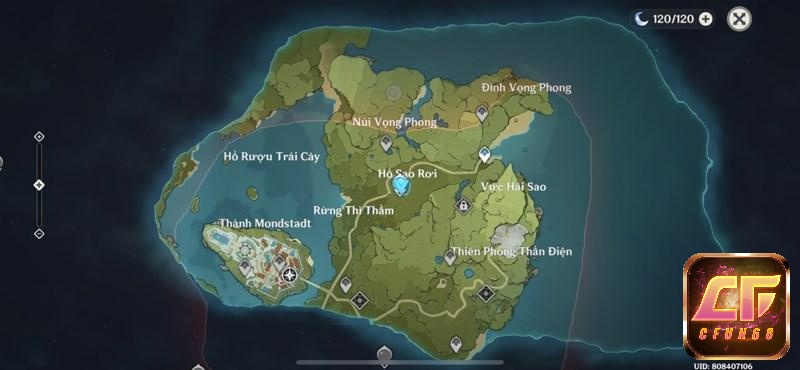 Bản đồ trong game rất rộng lớn