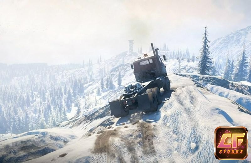 Game SnowRunner là game đua xe có chất lượng đồ họa đẹp mắt