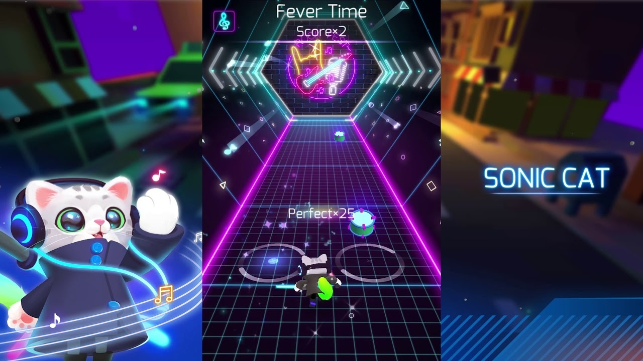 Game Sonic Cat - Nhịp điệu tan chảy với đồ họa 3D cực hot