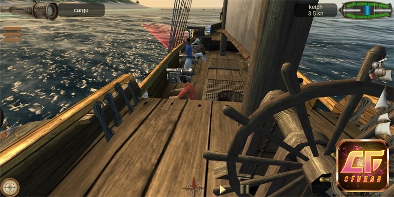 Các nhân vật trong game The Pirate: Caribbean Hunt được xây dựng vô cùng sống động