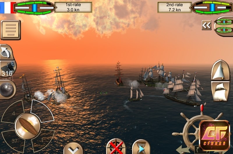 Bước chân vào game người chơi sẽ hóa thân thành một hải tặc đầy uy quyền