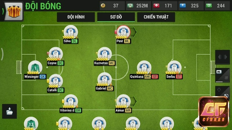 Game Top Eleven - Be Football Manager là trò chơi quản lý bóng đá nổi tiếng