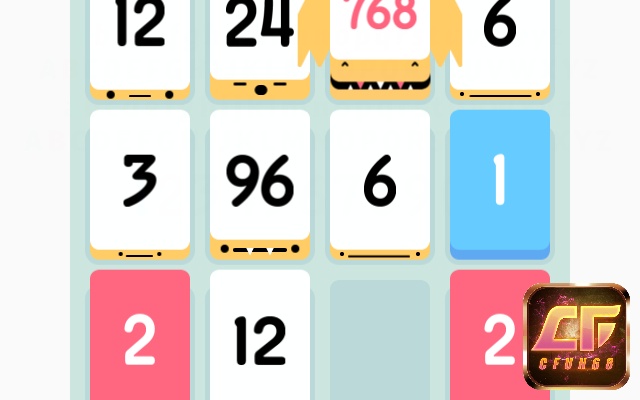 Threes! là một game xếp hình cộng dồn thú vị