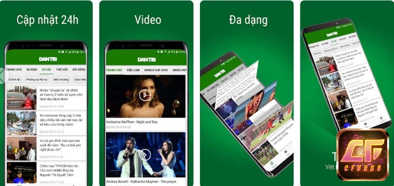 Ứng dụng Báo Dân Trí có nhiều ưu điểm vượt trội