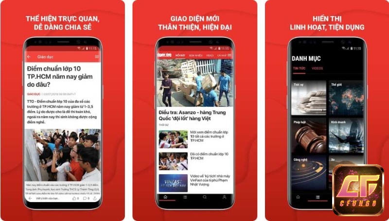 App Báo Tuổi Trẻ có nhiều ưu điểm vượt trội được người dùng đánh giá cao