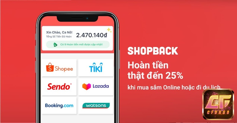 Hoàn tiền lên đến 25%
