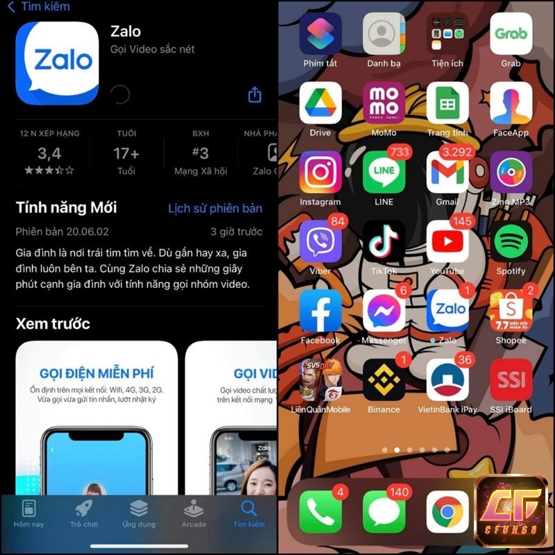 Một số ưu điểm chính của app zalo