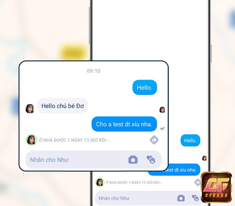 Nhắn tin cùng bạn bè qua ứng dụng Zenly