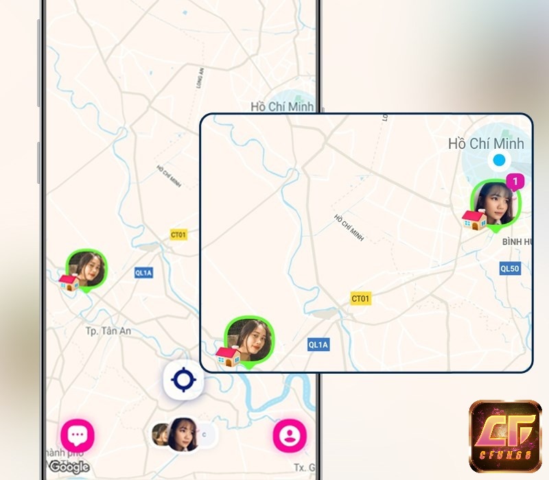 Xem vị trí bạn bè trên app Zenly
