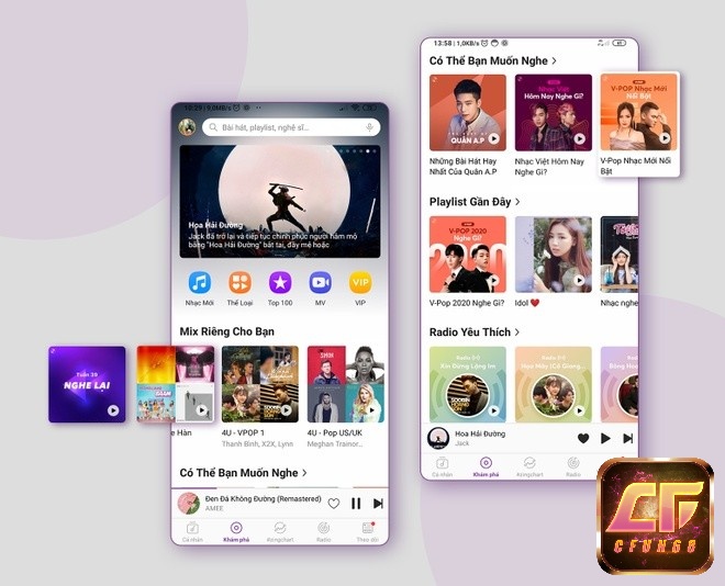 Một số tính năng của app