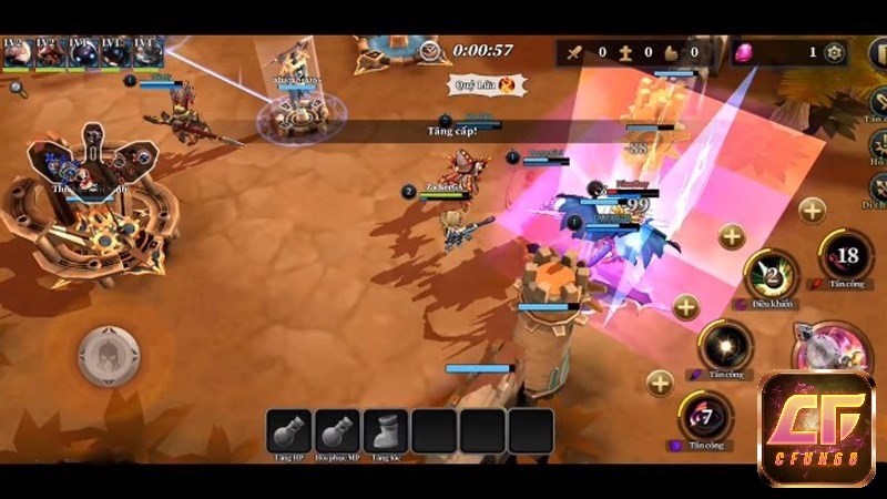 Đồ họa của game Hyper Rank thiết kế dạng Chibi khá thú vị