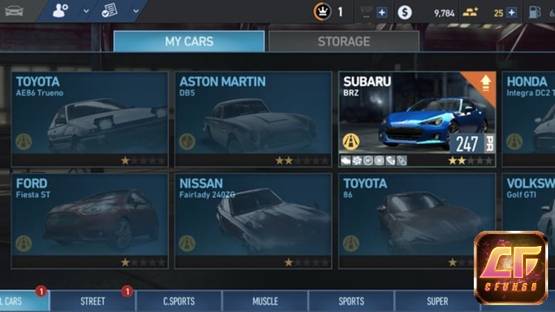 Game Need For Speed sở hữu một dàn siêu xe cực kỳ xa hoa, sang chảnh