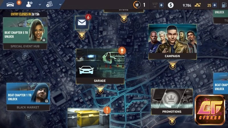 Chế độ chơi phổ biến nhất trong game Need For Speed đó chính là các pha đua xe đường phố