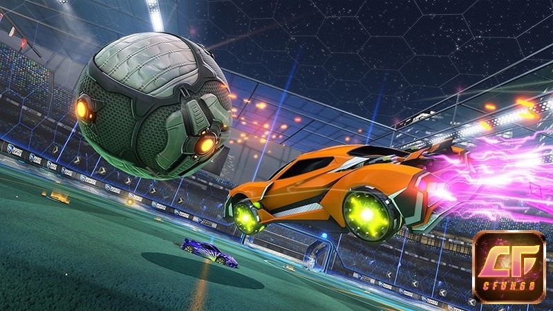 Đồ họa game Rocket League theo phong cách 3D hiện đại vô cùng chân thật