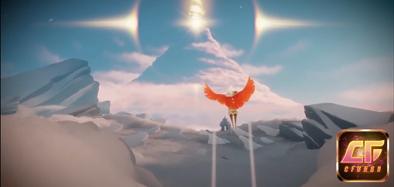 Game Sky: Children of the Light có thiết kế với tông màu sáng xen chút huyền ảo
