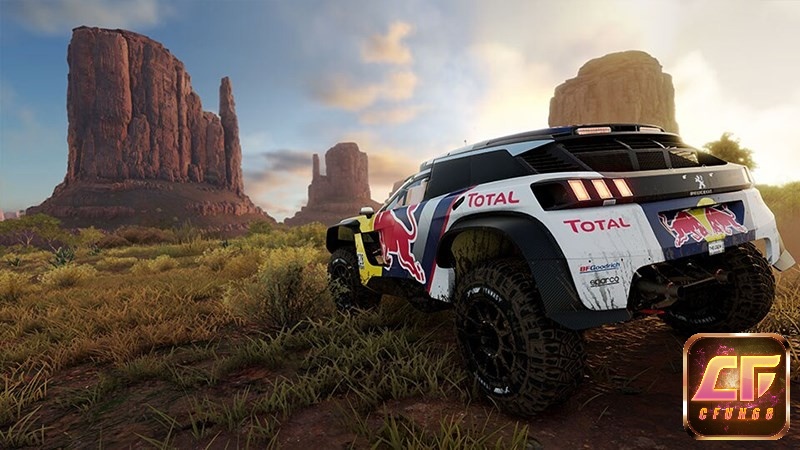 Lối chơi Offroad với những đường đua địa hình như đồi núi, …