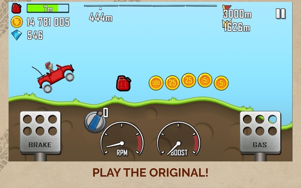 Game Hill Climb Racing - Trò chơi đua xe vượt địa hình hấp dẫn
