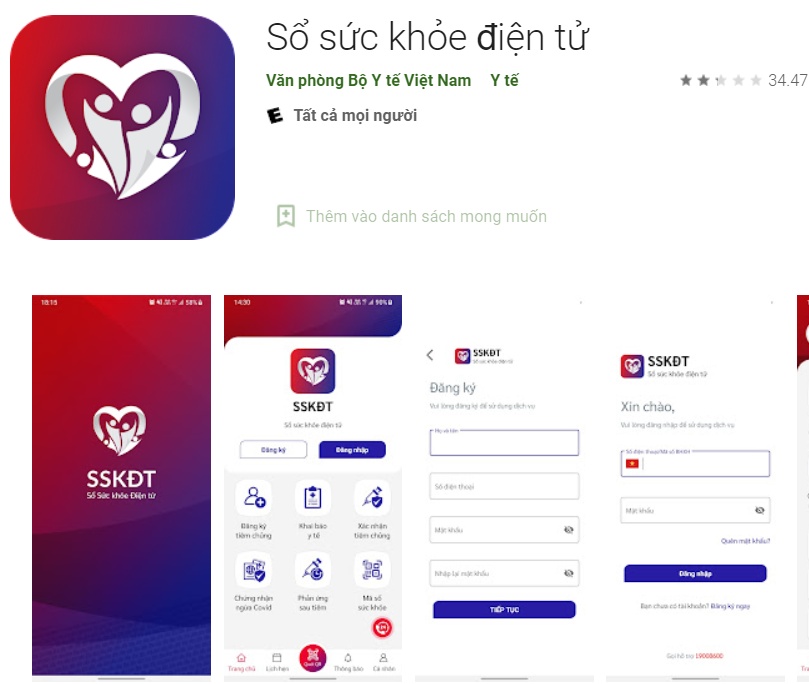 App Sổ Sức khỏe điện tử: Cách tải nhanh về thiết bị