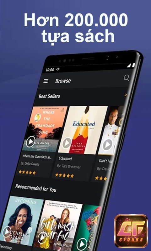 Audible tổng hợp hơn 200.000 tựa sách