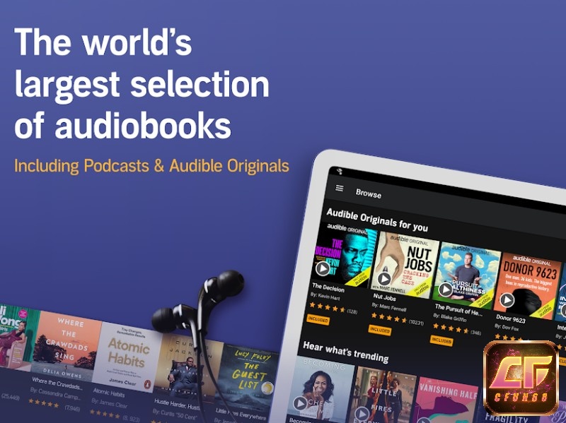 App Audible có nhiều ưu điểm nổi bật