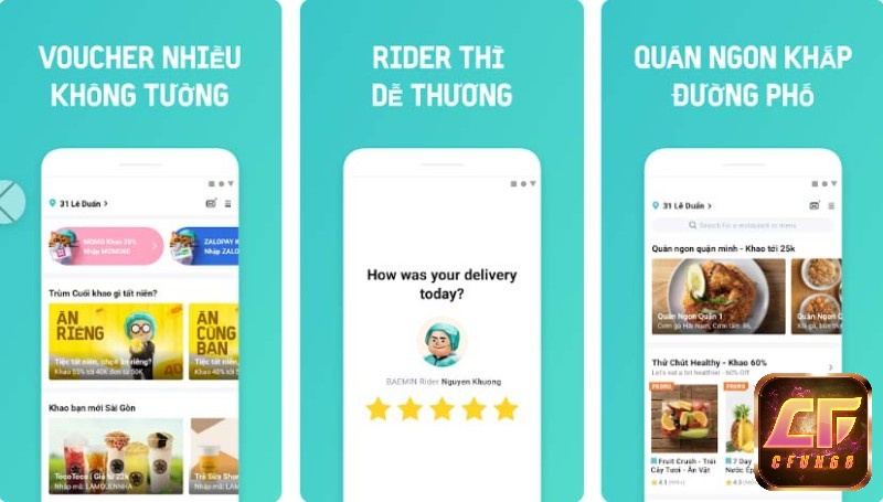 App Baemin có nhiều ưu điểm hấp dẫn.