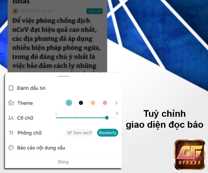 Tùy chỉnh chế độ ban đêm đem lại nhiều lợi ích cho người sử dụng Báo Mới