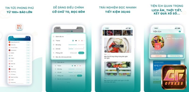 App Báo Mới có nhiều ưu điểm nổi bật.