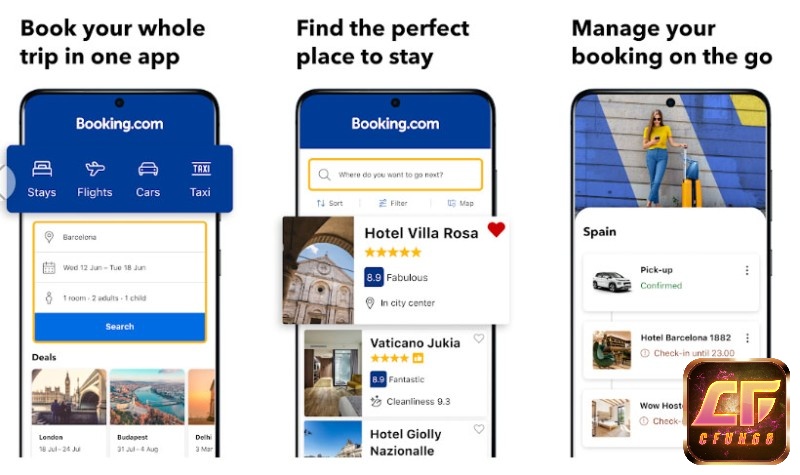 App Booking.com có nhiều ưu điểm nổi bật