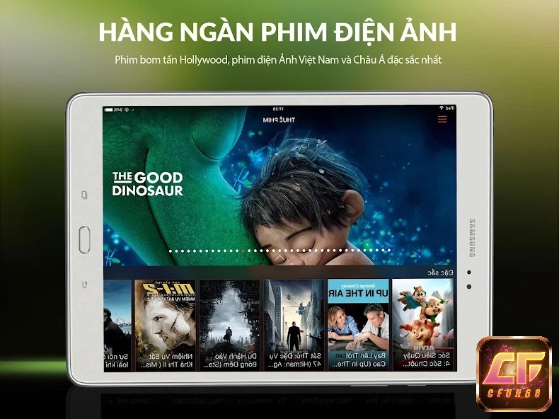 DANET có hàng ngàn bộ phim thuộc nhiều thể loại khác nhau